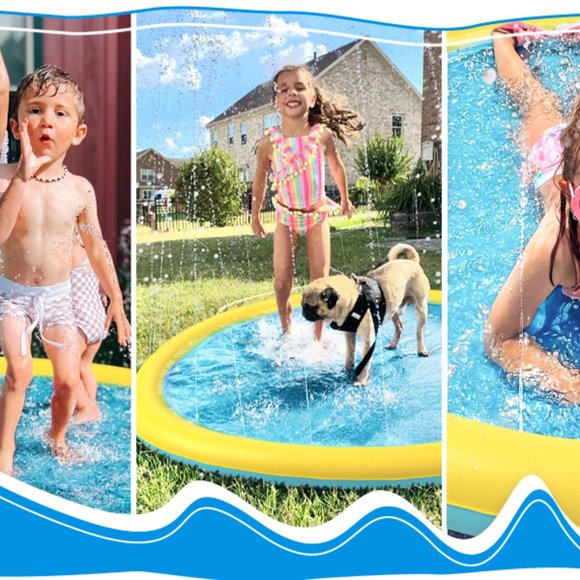 NEW 59 inches Splash Sprinkler Pad - Picture 11 of 11